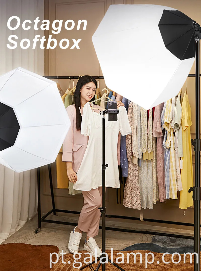 Softbox Professional Octagon para iluminação fotográfica de Monte Bowens